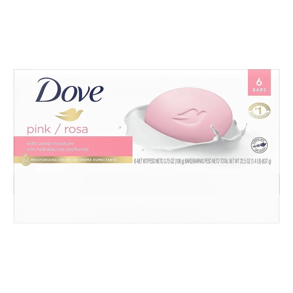 Dove Jabón En Barra Rosa - Image 2