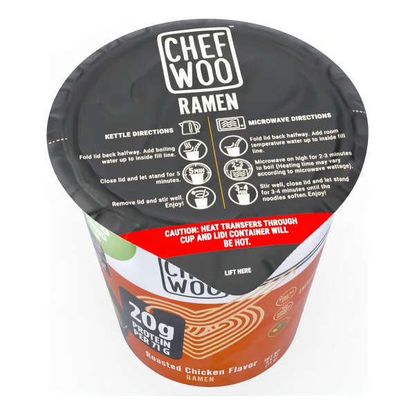 Sopa Instantánea Pollo Ramen Vegetariana Kosher 71g Pack 12 - Image 3
