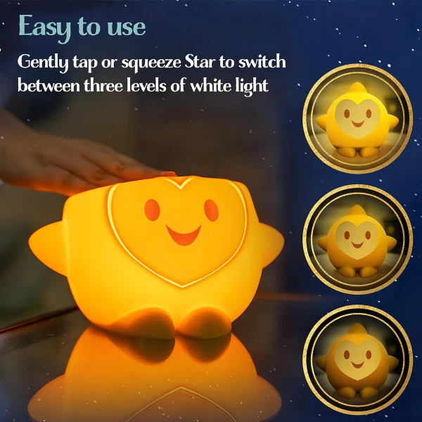 Disney Wish - Lámpara De Mesa Wish Star Inglés Estructura Amarillo Pantalla Amarillo - Image 2
