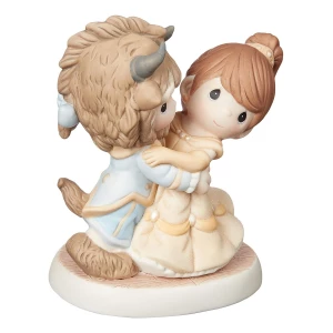 Precious Moments Disney Figura De La Bella Y La Bestia, 15cm