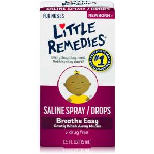 Lavado Nasal Espray/gotas Para Bebes De Little Remedies 15ml