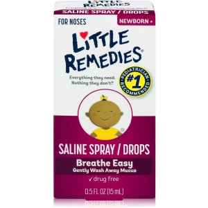 Lavado Nasal Espray/gotas Para Bebes De Little Remedies 15ml