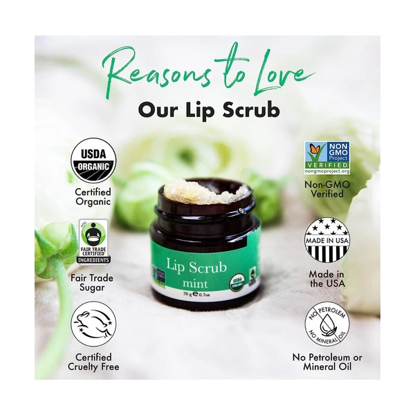 Beauty By Earth Exfoliante Para Labios De Menta 20gr Momento De Aplicación Día/noche Tipo De Piel Seca - Image 3
