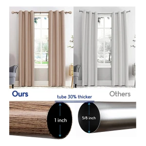 Unconsil - Barras De Cortina De Madera Para Ventanas - Image 4