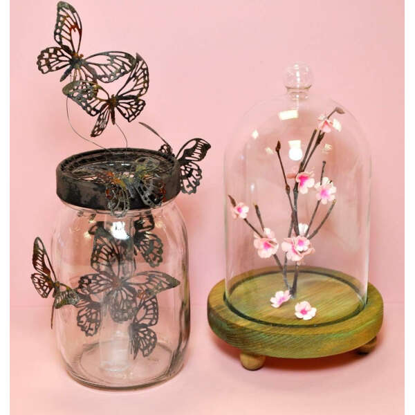 Sizzix Juego De Troqueles Diseño Floral Paquete De 21 Forma De La Perforación Floral Andrajoso - Image 4