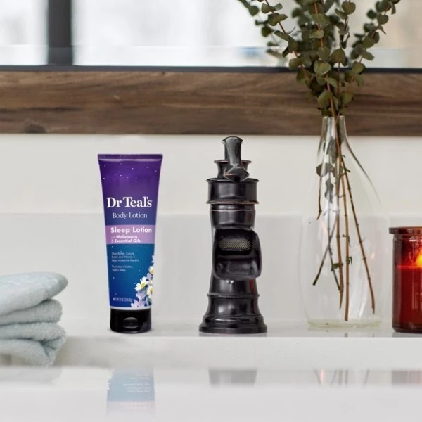 Loción Para Dormir Con Melatonina Y Aceites, Dr Teal's 8 Oz. - Image 5