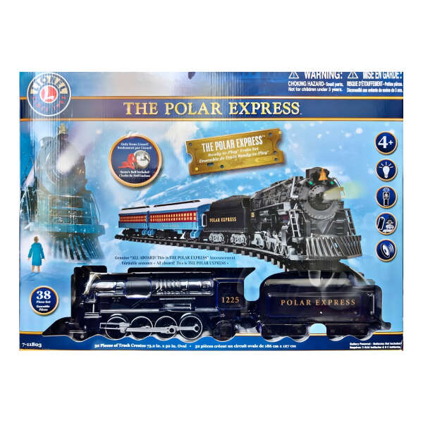 Tren Electrico Expreso Polar Listo Para Jugar Navidad Color Azul - Image 2