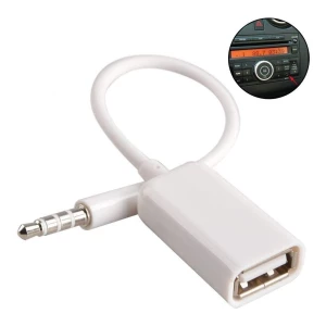 Cable Adaptador Para Carro Usb Hembra A Macho 3.5mm - Image 2