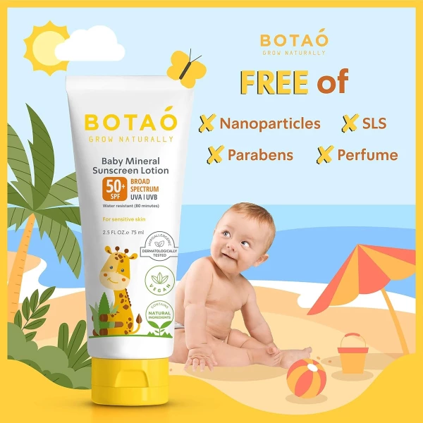 Botao Baby's - Loción De Protector Solar Mineral: Spf50 - Image 3