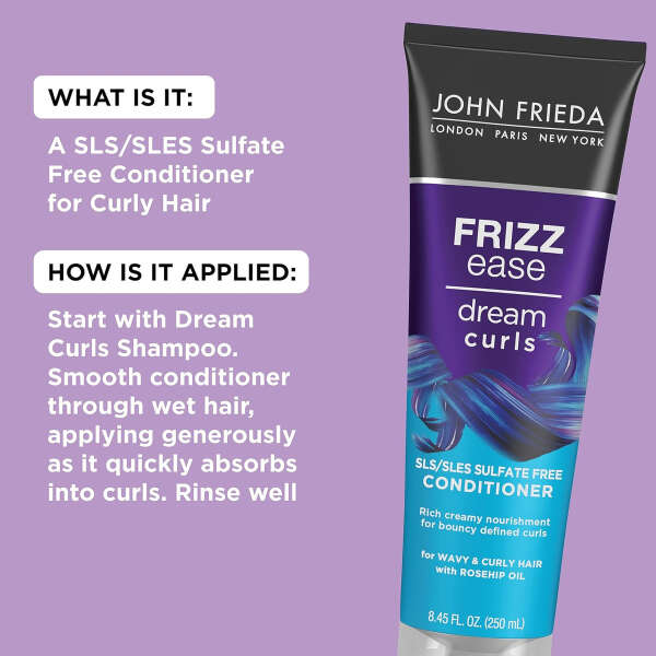 John Frieda Acondicionador Para Cabello Rizado 250ml - Image 3