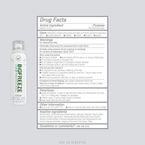 Biofreeze Profesional Aerosol Para Alivio Del Dolor Muscular - Image 3