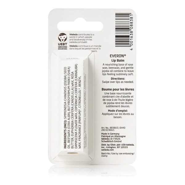 Bálsamo Labial, Weleda Everon, Hidrata Y Protege 0.17 Onzas - Image 3
