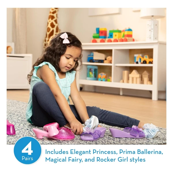 Melissa & Doug Juego De Roles- Set De Zapatos Para Disfraz - Image 4