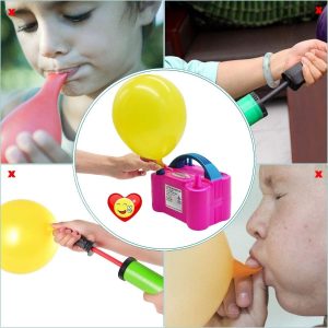Inflador Globos Eléctrico Portátil Doble Boquilla 110v, 600w - Image 2