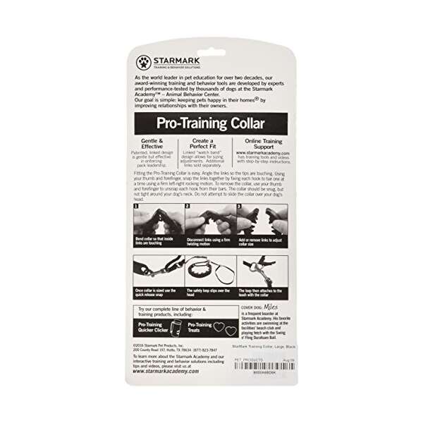 Cuello De Entrenamiento Starmark, Grande, Negro - Image 3