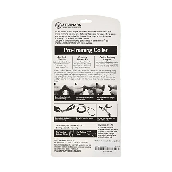 Cuello De Entrenamiento Starmark, Grande, Negro - Image 3