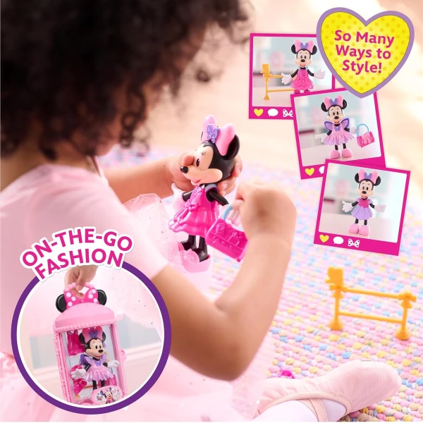 Just Play, Minnie Mouse Muñeca Bailarina De Moda, 13 Pzas - Image 4