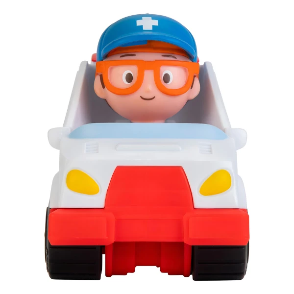 Jazwares Mini Vehículos Blippi,varios Packs Para Seleccionar Color Minicargador Y Ambulancia Blippi - Image 3