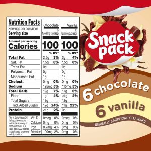 Snack Pack, Tazas De Pudín Sabor A Chocolate Y Vainilla 12pz - Image 3