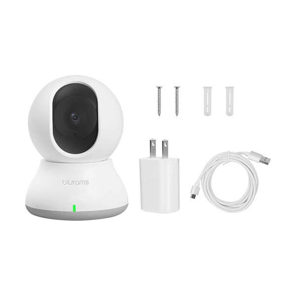 Camara Seguridad 2k, Blurams Baby Monitor Dog, Alexa Google Color Blanco - Image 2