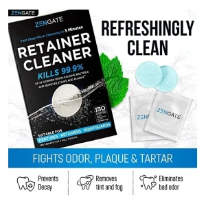 Zengate Limpiador De Retenedores Y Dentadura 120 Pzas - Image 2