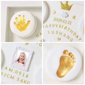 Baby Shower Kit De Recuerdo Para Decoración De Huellas Bebé - Image 2