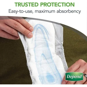 Depend Protectores Incontinencia Hombres, Máxima Absorbencia Talla Unitalla - Image 5