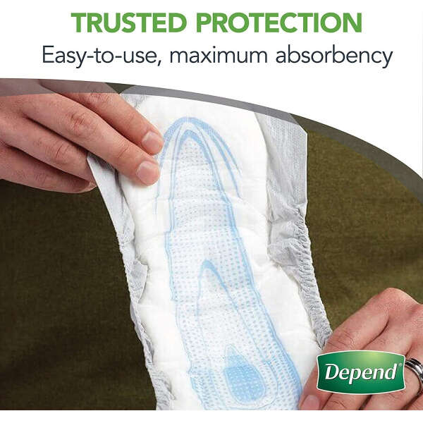 Depend Protectores Incontinencia Hombres, Máxima Absorbencia Talla Unitalla - Image 5