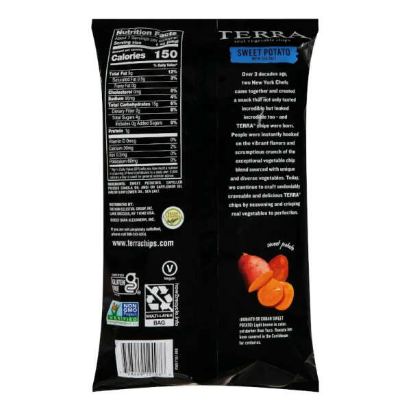 Terra Chips Verduras Y Camote Con Sal Marina Ondulada 192g - Image 2