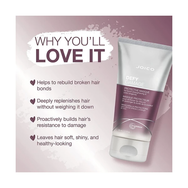 Joico Defy Damage Protective Masque | Strengthen Bonds 50ml - Image 2