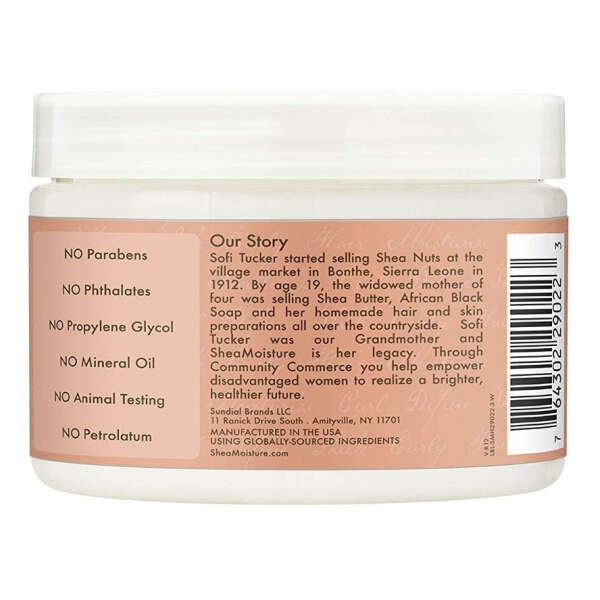 Batido Para Mejorar Los Rizos De Coco, Shea Moisture, 12 Oz. - Image 2