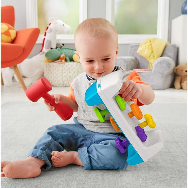 Fisher-price Banco De Grifo Y Giro, Estimulacion, Doble Cara - Image 2