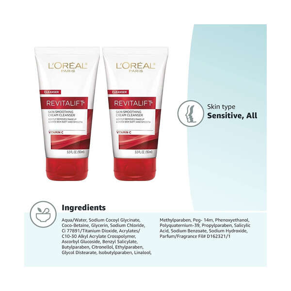 Limpiadora Facial Con Vit C 150ml L'oreal Paris Revitalift Tipo De Piel Todo Tipo De Piel - Image 4
