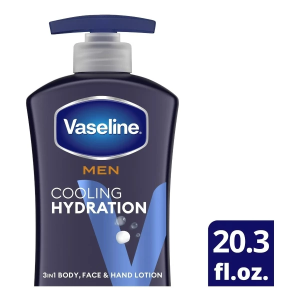 Vaseline Men Cooling Hydration 3-in-1 Loción Hidratant 600ml - Image 2
