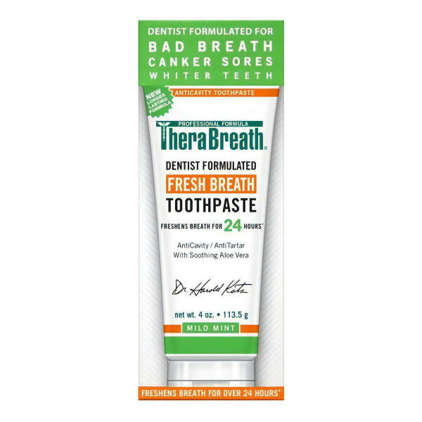 Therabreath Pasta De Dientes Aliento Fresco Boca Seca 2 Pack - Image 2