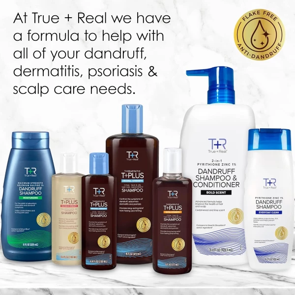 True+real Shampoo Terapéutico T Plus / T Gel 473 Ml - Image 4