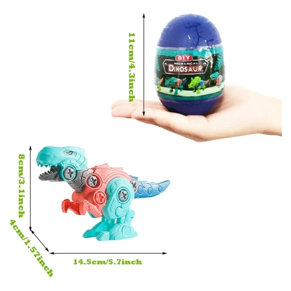 Beiguo Juguete De 4 Huevos Con Dinosaurios Para Desmontar - Image 4