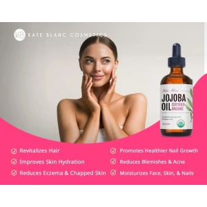 Aceite Jojoba Orgánico Prensado En Frío Sin Refinar 120ml - Image 3