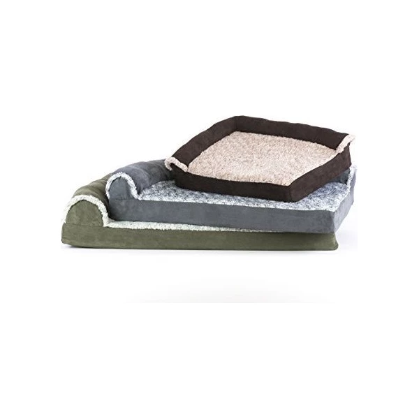 Furhaven Deluxe Orthopedic Chaise Couch Cama Para Mascotas P - Image 2