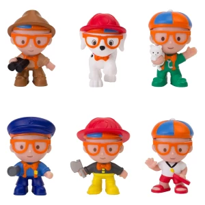 Blippi Mini Heroes Squishables Mystery 6 Pack Juguetes