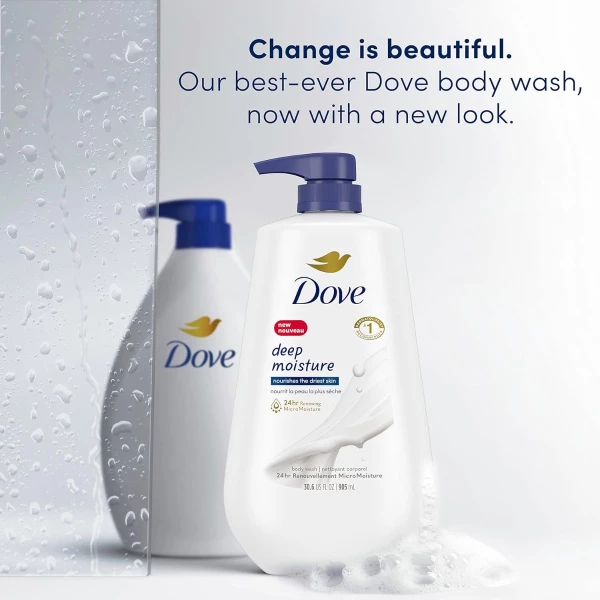 Dove Jabón Corporal, Humectación Profunda 905ml - Image 4