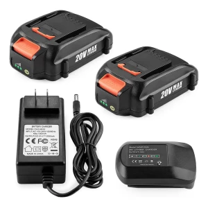 Energup Cargador + Pack De 2 Baterías De Litio De 20v 3.5ah