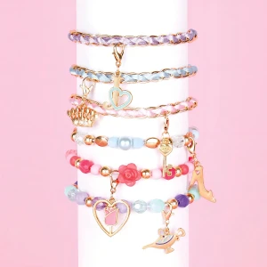 Disney Princesas Kit Fabricacion De Pulseras 94 Piezas - Image 3