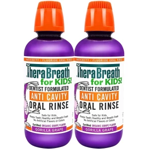 Enjuague Bucal Anticavidad 2 Pack 16oz Therabreath For Kids