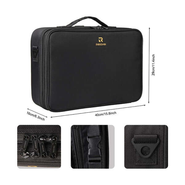 Organizador De Maquillaje Ralavel, Bolsa Grande, Con Correa - Image 5