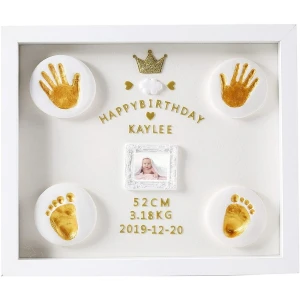 Baby Shower Kit De Recuerdo Para Decoración De Huellas Bebé