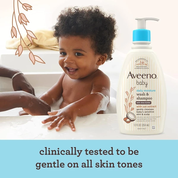 Aveeno Baby Jabón Corporal Y Champú Hidratante Diario 2 En 1 - Image 3