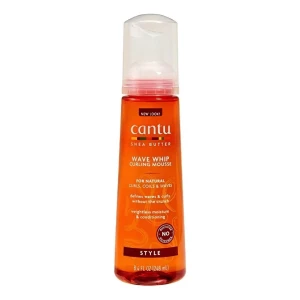 Mousse Rizador Cantu Wave Whip Con Manteca De Karité 248ml