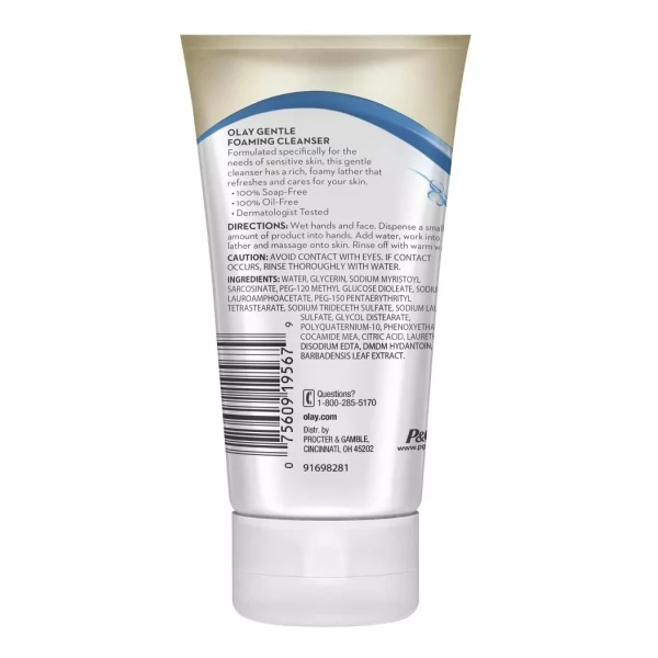 Olay Cleanse Gentle Limpiador Facial En Espuma 150ml - Image 2