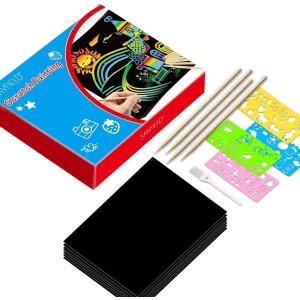 Skyfield Juego Manualidade 100 Hojas Para Rascar, Para Niños